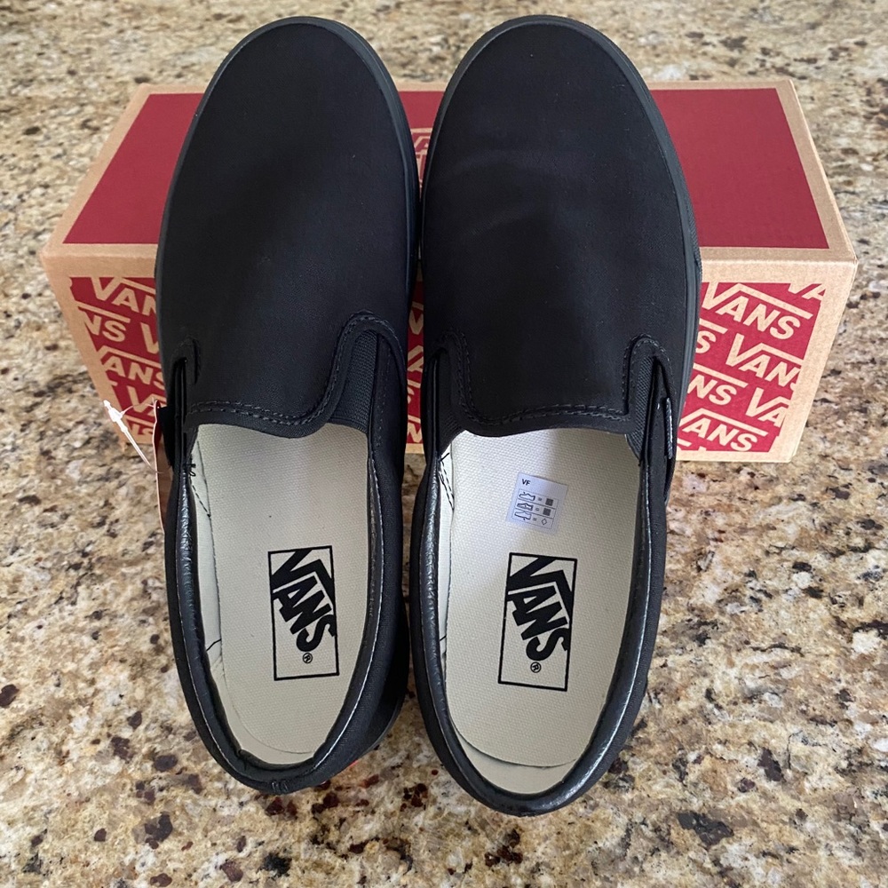 Vans classic slip-ons monochromatic shoes